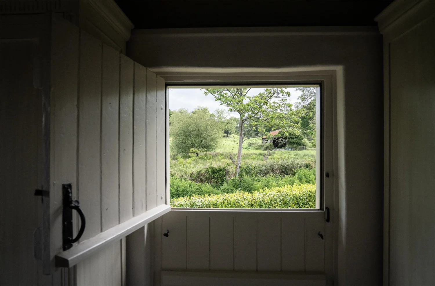 Master ensuite bathroom with bath and shower